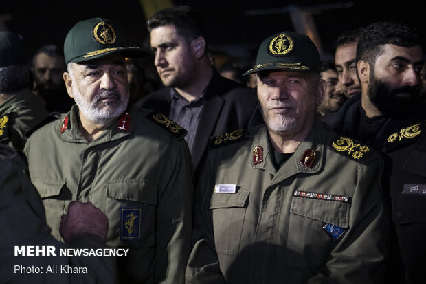 Gen. Soleimani's body arrives in Tehran