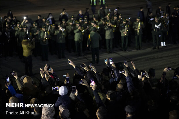 Gen. Soleimani's body arrives in Tehran