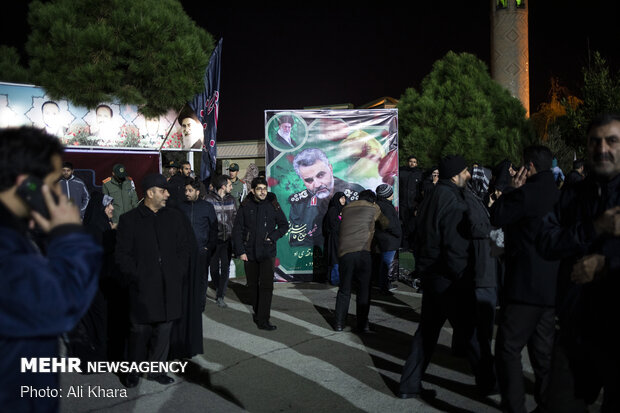 Gen. Soleimani's body arrives in Tehran