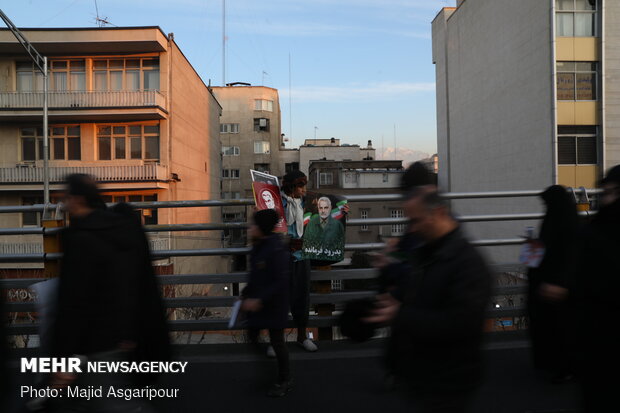 تشييع جثماني الشهيد "سليماني" و" المهندس" في طهران