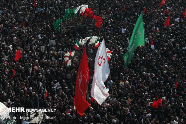 VIDEO: Mourners chanting anti-US slogans in English over assassination of Lt. Gen. Soleimani