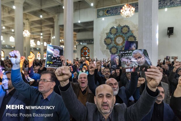 مراسم بزرگداشت شهید سپهبد قاسم سلیمانی در رشت