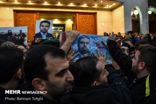 Two bodies of martyrs of resistance in Imam Khomeini (RA) Mausoleum