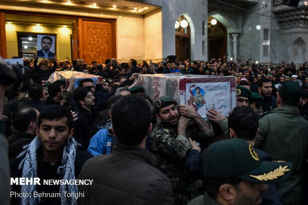 Two bodies of martyrs of resistance in Imam Khomeini (RA) Mausoleum