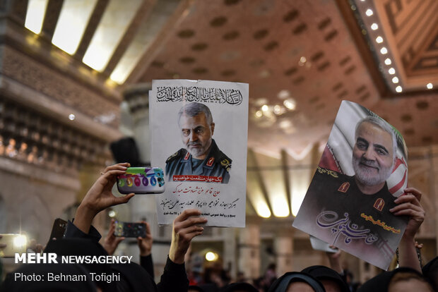 Two bodies of martyrs of resistance in Imam Khomeini (RA) Mausoleum