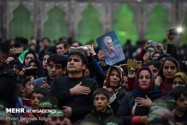 Two bodies of martyrs of resistance in Imam Khomeini (RA) Mausoleum