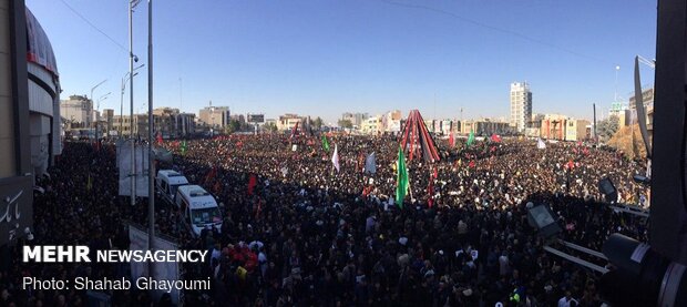 Millions join Lt. Gen. Soleimani's funeral in Kerman