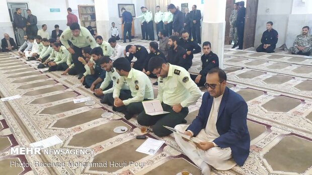 مراسم ترحیم ستوان سوم شهید امیر درویشی در کنارک