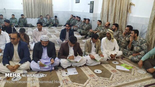 مراسم ترحیم ستوان سوم شهید امیر درویشی در کنارک