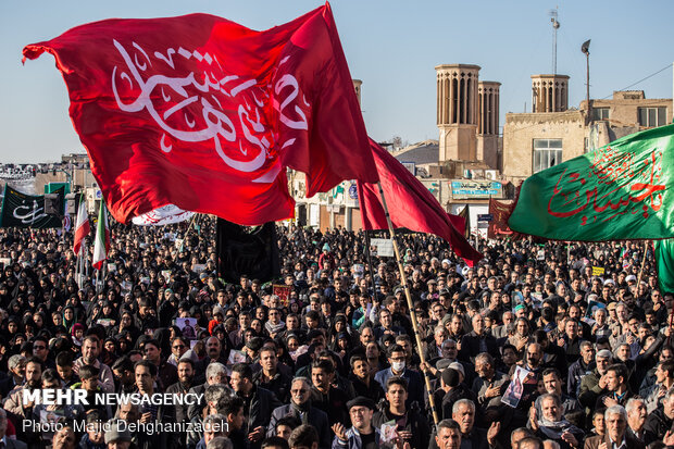 People commemorate Gen. Soleimani in Yazd