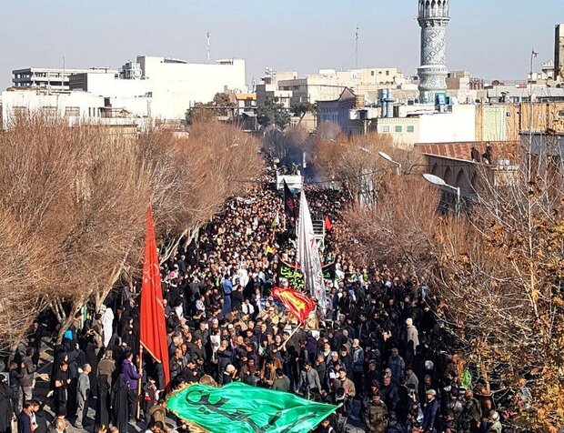 همرزم سردار سلیمانی در جوار حرم حضرت عبدالعظیم(ع) آرام گرفت