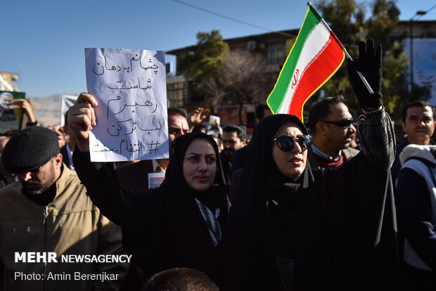 مراسم بزرگداشت شهید سپهبد قاسم سلیمانی در شیراز