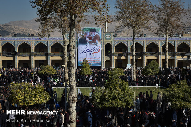 مراسم بزرگداشت شهید سپهبد قاسم سلیمانی در شیراز