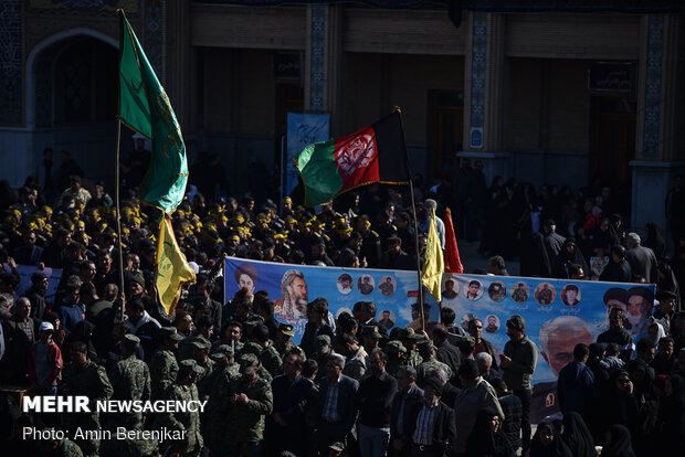 مراسم بزرگداشت شهید سپهبد قاسم سلیمانی در شیراز