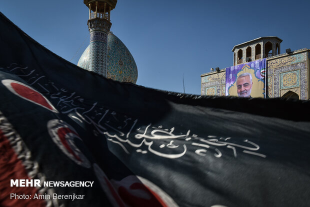 مراسم بزرگداشت شهید سپهبد قاسم سلیمانی در شیراز