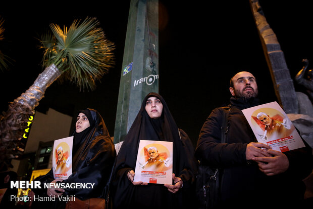 مراسم شام غریبان شهید سپهبد حاج قاسم سلیمانی در تهران