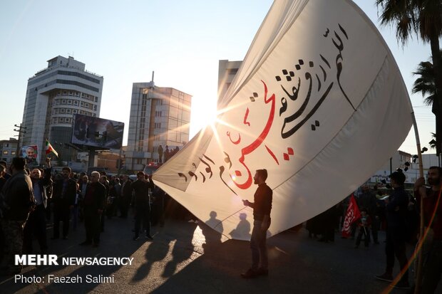 مراسم گرامیداشت سردار شهید حاج قاسم سلیمانی در آمل