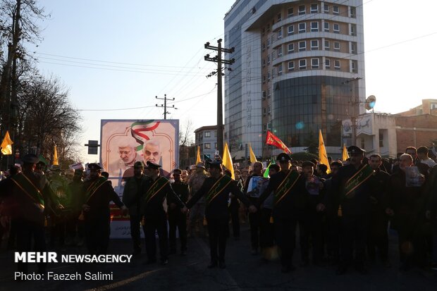 مراسم گرامیداشت سردار شهید حاج قاسم سلیمانی در آمل