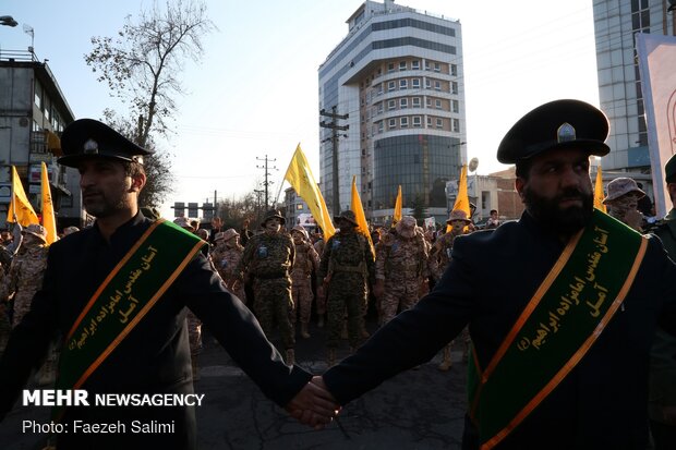 مراسم گرامیداشت سردار شهید حاج قاسم سلیمانی در آمل