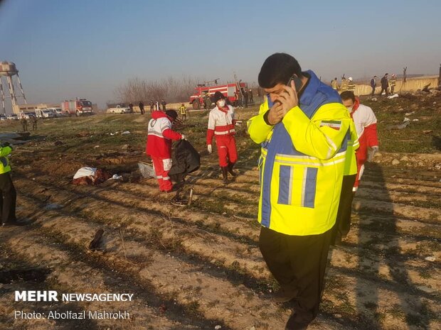 سقوط طائرة أوكرانية من طراز بوينغ 737 مكس قرب مطار الإمام الخميني بطهران