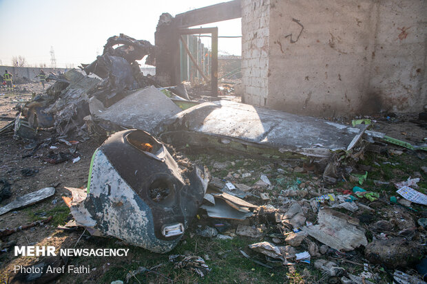 تہران میں یوکرائن کا مسافر طیارہ گر کر تباہ/ 176 مسافر ہلاک