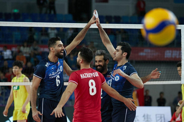 ایران تفوز على الصين بالتصفيات الاولمبية لكرة الطائرة