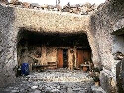 A typical cave residence in the UNESCO-registered village of Maymand, southeast Iran