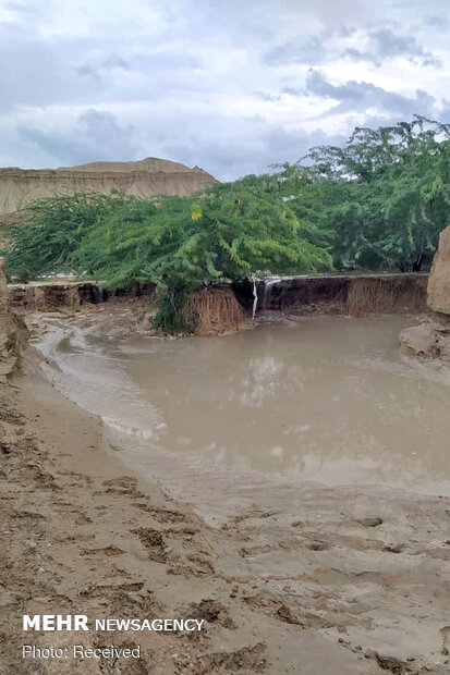 Flood hits Qeshm Island