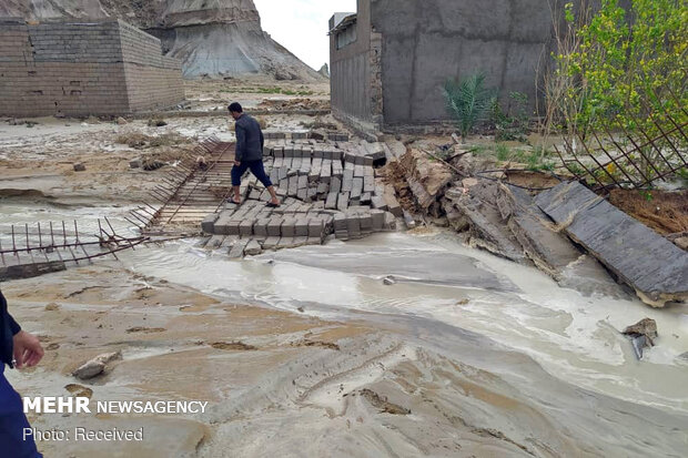 Flood hits Qeshm Island