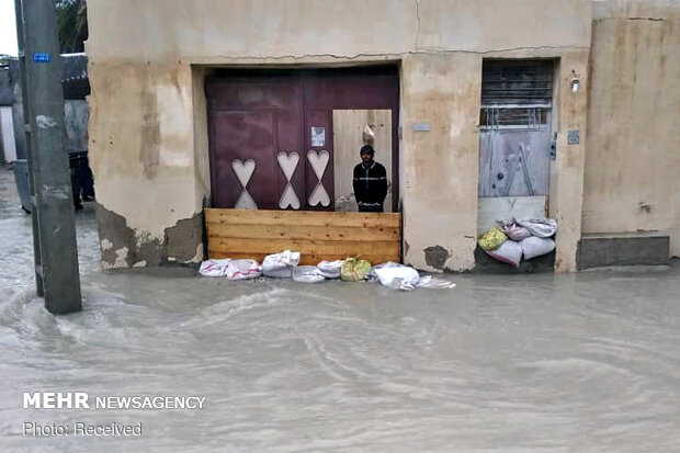 Flood hits Qeshm Island