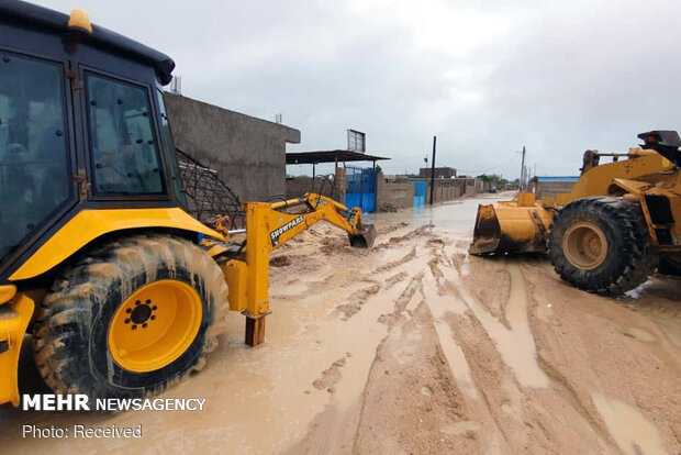 Flood hits Qeshm Island