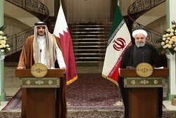 روحانی: کمیسیون مشترک ایران و قطر تشکیل می‌شود/ امیرقطر: کمک‌های ایران را فراموش نمی‌کنیم
