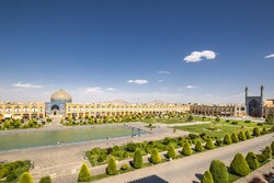 One of the largest city squares in the world, Naqsh-e Jahan Square (Pattern of the World Square), is in the city of Isfahan, built in the early 17th Century.