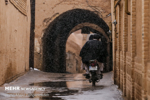 Snow-, rainfall in Yazd prov. 