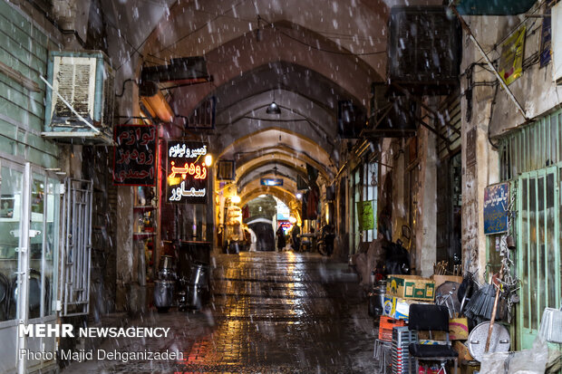 Snow-, rainfall in Yazd prov. 