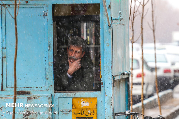 Snow-, rainfall in Yazd prov. 