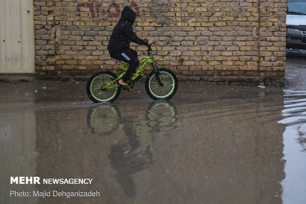 Snow-, rainfall in Yazd prov. 