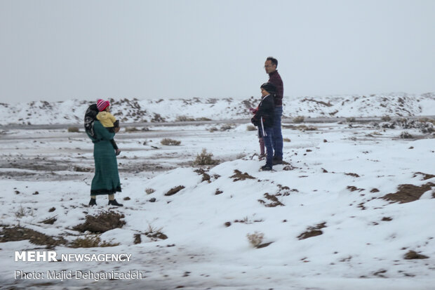 Snow-, rainfall in Yazd prov. 