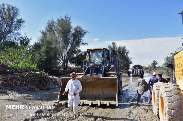 وضعیت سیل زدگان زرآباد بلوچستان