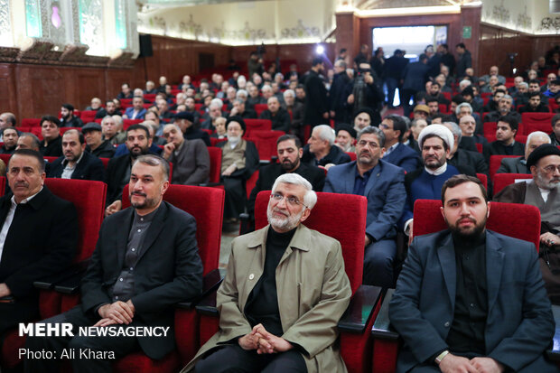 سعید جلیلی در بزرگداشت سپهبد شهید قاسم سلیمانی و همرزمانش