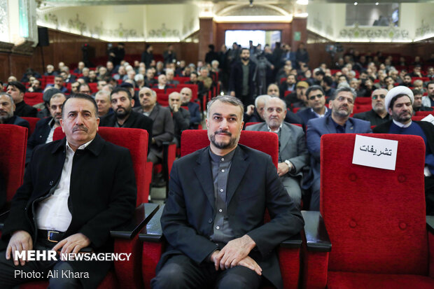 حسین امیرعبداللهیان در بزرگداشت سپهبد شهید قاسم سلیمانی و همرزمانش