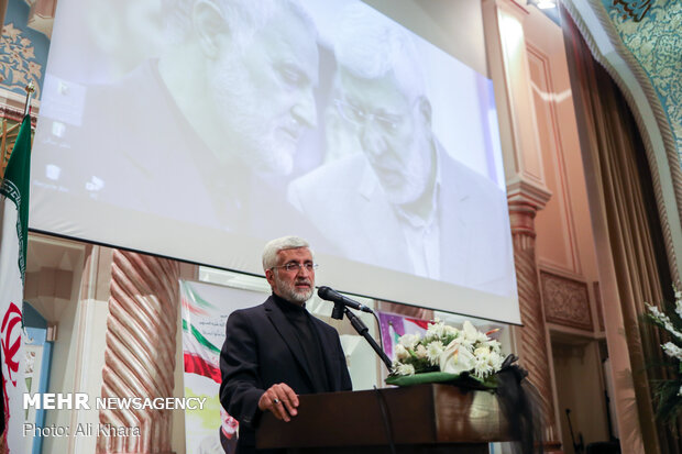 سخنرانی سعید جلیلی در بزرگداشت سپهبد شهید قاسم سلیمانی و همرزمانش
