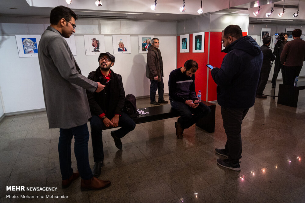 Cartoon exhibition 'Trumpism' held in Tehran
