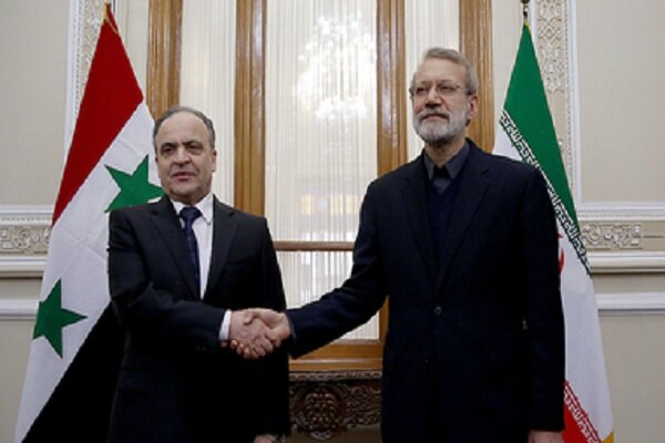 Larijani meets with Syrian PM