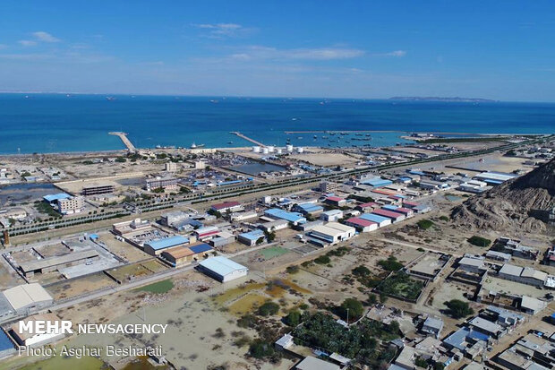 Aerial photos of flood on Qeshm Island