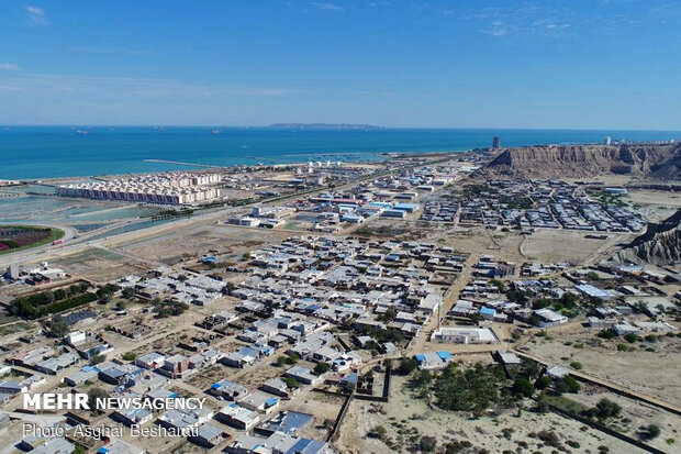 Aerial photos of flood on Qeshm Island