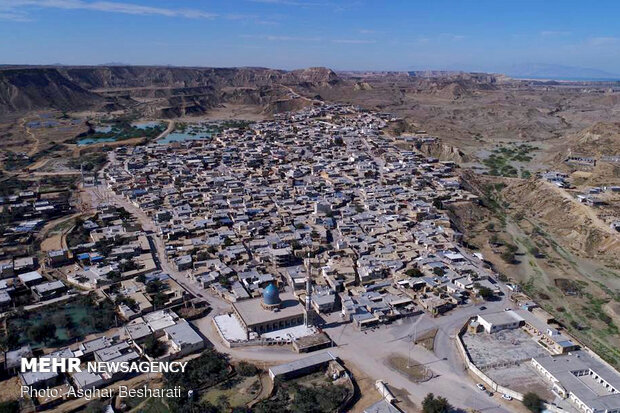 Aerial photos of flood on Qeshm Island