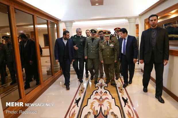دیدار وزرای دفاع ایران و سوریه در تهران