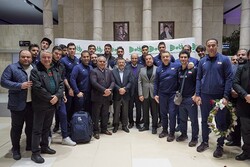 تیم‌های ملی والیبال وارد تهران شدند