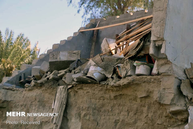 مشاهد المناطق المنكوبة بالسيول في محافظة سيستان وبلوشستان